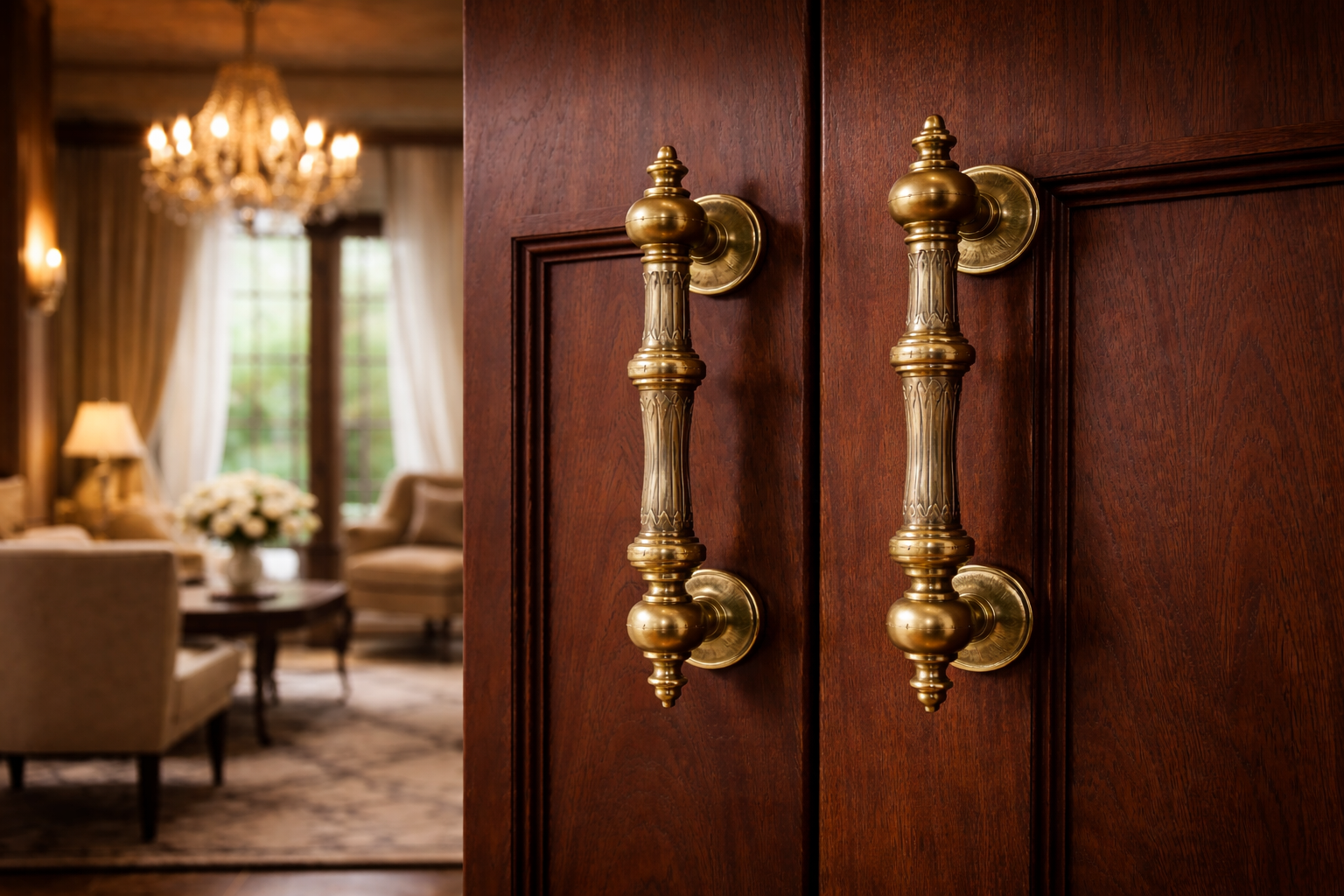 Brass door handles in Pune for main doors and interiors