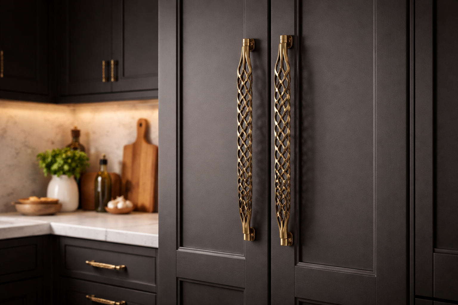 Modern pull handles for glass doors and main entrances